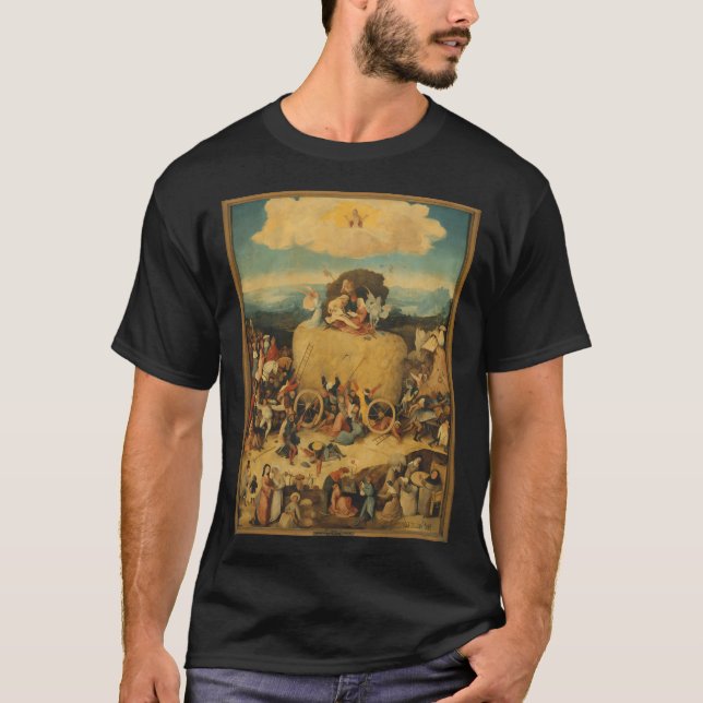 Das Haywain Triptych - Hieronymus Bosch T-Shirt (Vorderseite)