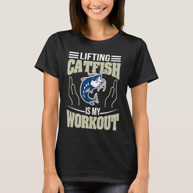 Das Heben von Katfischen ist mein Workout Noodfish T-Shirt (Vorderseite)