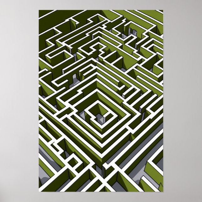 Das Hedgelabyrinth Poster (Vorne)