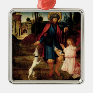 Das Heilen des Heiligen Roch Ornament Aus Metall