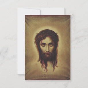 Das Heilige Antlitz Jesu Heilige Karte Vaterunse