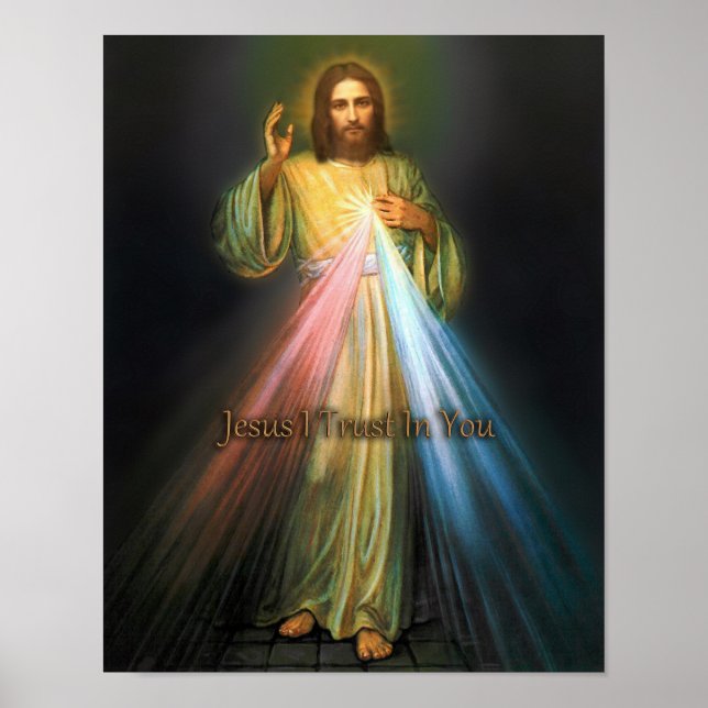Das heilige Gesicht Jesu Gottes Gnade Image. Poster (Vorne)