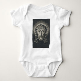 Das heilige Gesicht mit Dornen gekrönt Baby Strampler