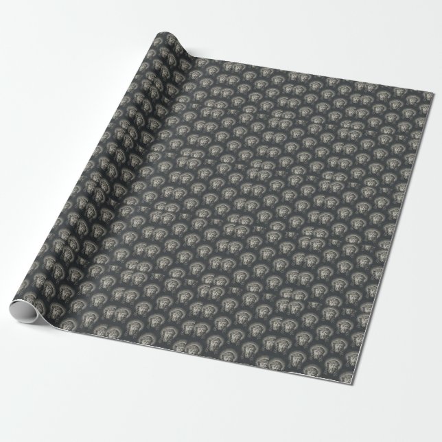Das heilige Gesicht mit Dornen gekrönt Geschenkpapier (Ungerollt)