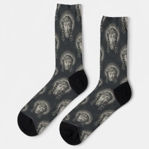 Das heilige Gesicht mit Dornen gekrönt Socken