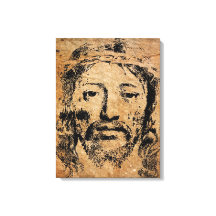 Das heilige Gesicht von Jesus Canvas Print