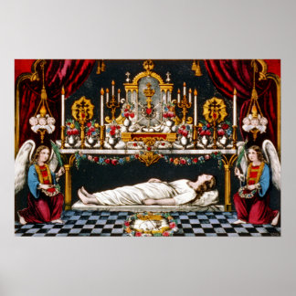 Das heilige Grab der gesegneten Jungfrau - 1907 Poster