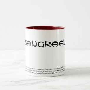 DAS HEILIGE GRAL ZWEIFARBIGE TASSE