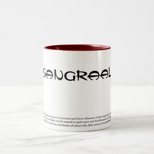 DAS HEILIGE GRAL ZWEIFARBIGE TASSE (Mittel)