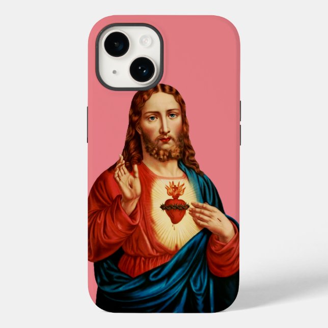 Das heilige Herz Jesu Case-Mate iPhone Hülle (Rückseite)