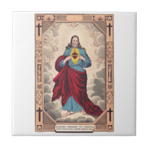 Das Heilige Herz Jesu Fliese