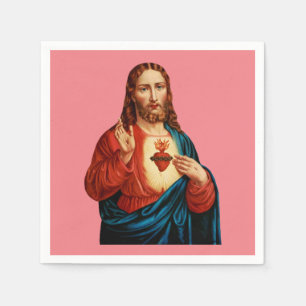 Das Heilige Herz Jesu Serviette