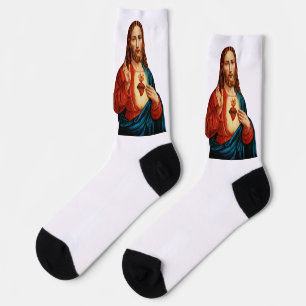 Das heilige Herz Jesu Socken