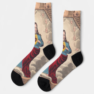 Das Heilige Herz Jesu Socken