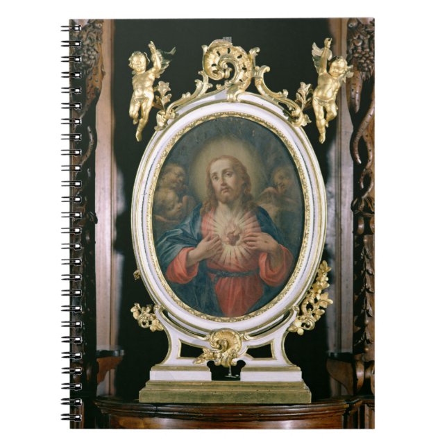 Das heilige Herz von Christus, vom Boarding Scho Notizblock (Vorderseite)