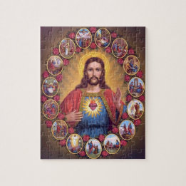 Das heilige Herz von Jesus Puzzle