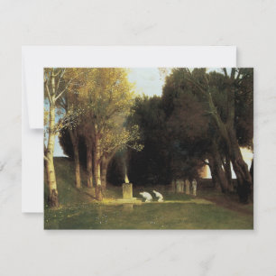 Das heilige Holz von Arnold Bocklin, Vintage Kunst