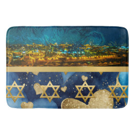 Das heilige Land a Nacht in Jerusalem Badematte