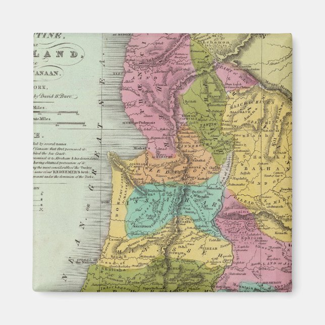 das Heilige Land Palästina Magnet (Vorne)