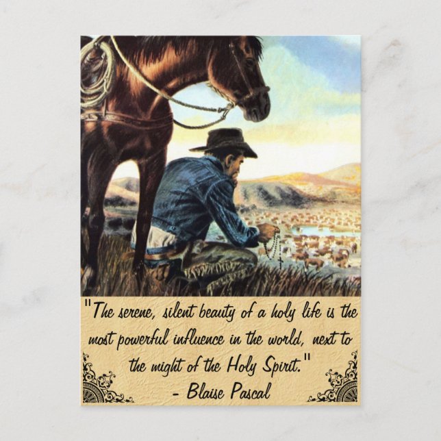 Das heilige Leben Postkarte (Vorderseite)