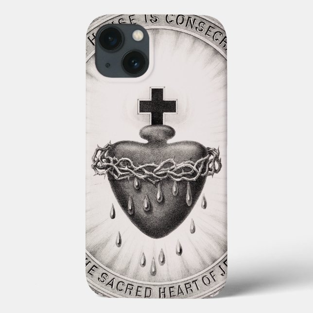 Das heiligste Herz Jesu Christi Case-Mate iPhone Hülle (Rückseite)