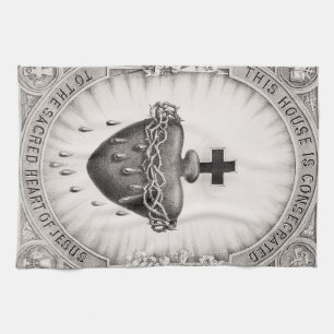 Das heiligste Herz Jesu Christi Geschirrtuch