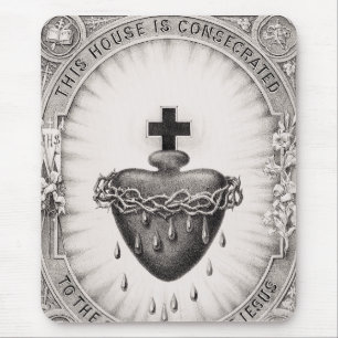 Das heiligste Herz Jesu Christi Mousepad