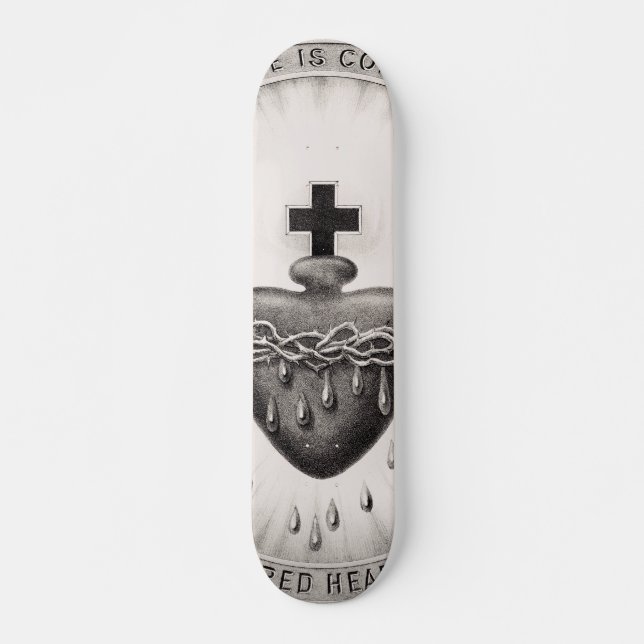 Das heiligste Herz Jesu Christi Skateboard (Vorne)