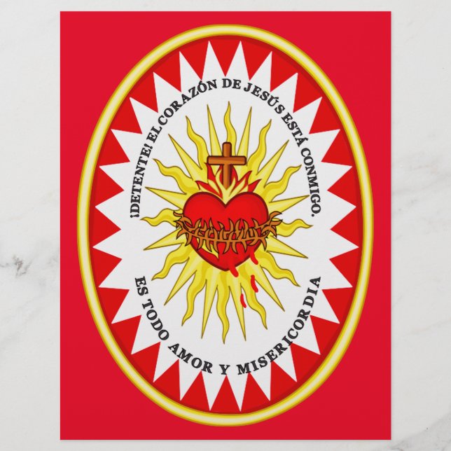 Das heiligste Herz Jesu Flyer (Vorne)