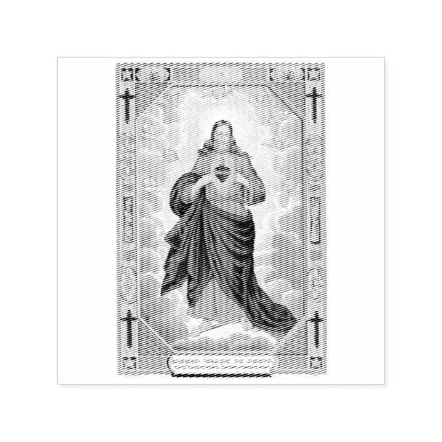 Das Heiligste Herz Jesu Permastempel (Design)