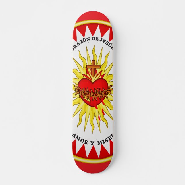 Das heiligste Herz Jesu Skateboard (Vorne)