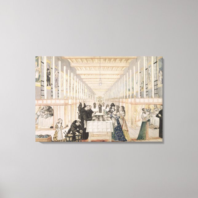 Das Heiligtum der Schwestern der Wohltätigkeit wäh Leinwanddruck (Vorderseite)