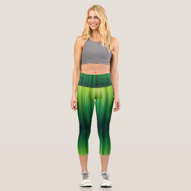Das Heiligtum des Smaragdwalds Capri Leggings (Vorderseite)