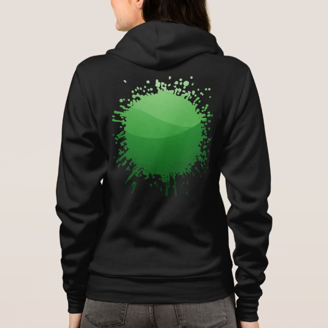 Das Heiligtum des Smaragdwalds Hoodie (Rückseite)