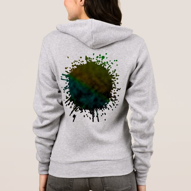 Das Heiligtum des Smaragdwalds Hoodie (Rückseite)