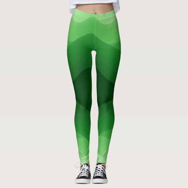 Das Heiligtum des Smaragdwalds Leggings (Vorderseite)