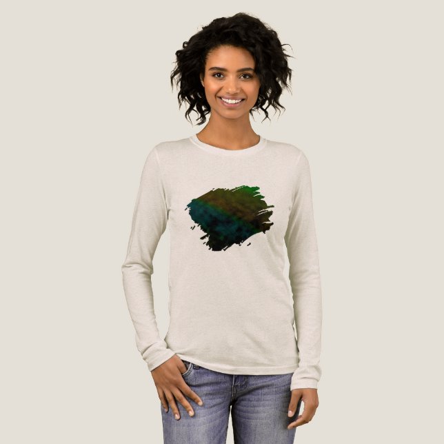 Das Heiligtum des Smaragdwalds Tri-Blend Shirt (Volle Vorderseite)