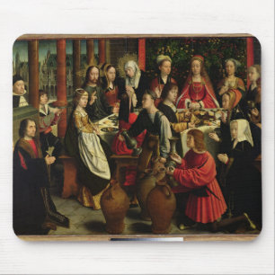 Das Heirat-Fest bei Cana, c.1500-03 Mousepad