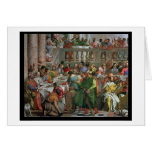 Das Heirat-Fest bei Cana, Detail des Festlich