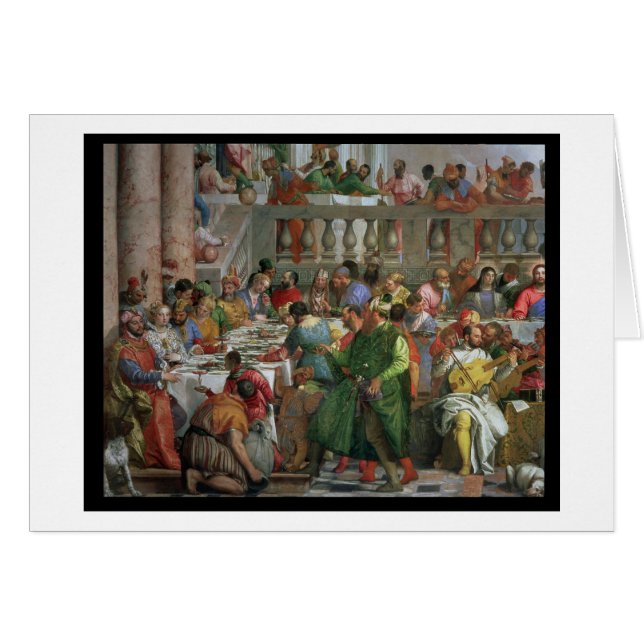 Das Heirat-Fest bei Cana, Detail des Festlich (Vorderseite (Horizontal))