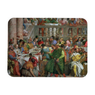 Das Heirat-Fest bei Cana, Detail des Festlich Magnet