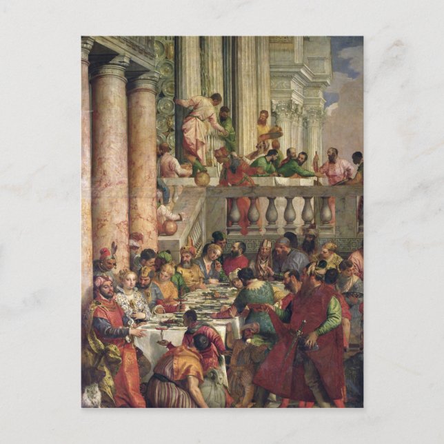 Das Heiratsfest in Cana Postkarte (Vorderseite)