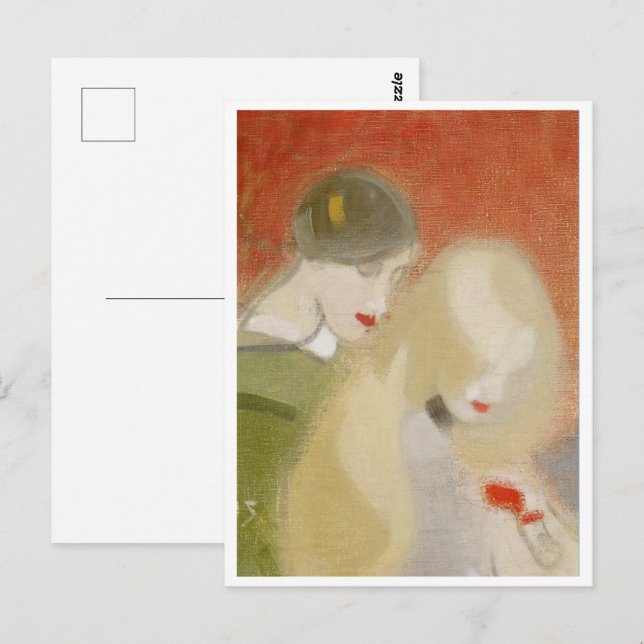 Das Heirloom der Familie, Helene Schjerfbeck Postkarte (Vorne/Hinten)