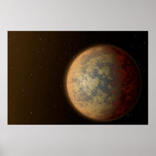 Das heiße Rocky Exoplanet hatte 219134 B. Poster