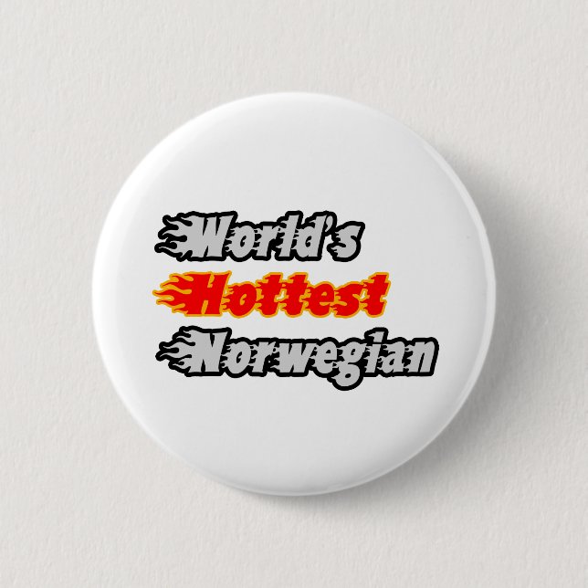 Das heißeste Norwegen der Welt Button (Vorderseite)
