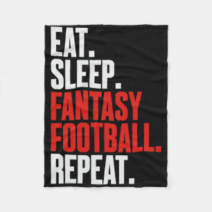 Das heißt, schlafe Fantasy Football Wiederholung' Fleecedecke