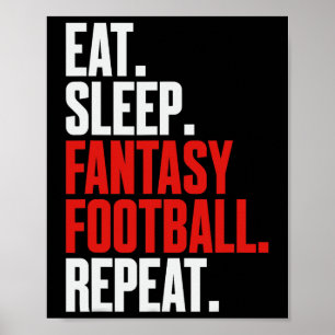 Das heißt, schlafe Fantasy Football Wiederholung' Poster
