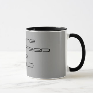 Das Helfen            füttern die WELT Tasse