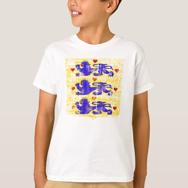 Das helle Shirt Dänemark-Kinder (Vorderseite)