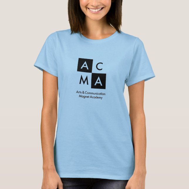 Das helle Shirt der Krawatten-ACMA (Vorderseite)